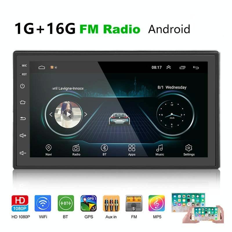 7 Inch Android Navigation Wifi Car Mp5 Player 1 + 32G Gps Bluetooth 2.5D Screen Standard + 8 Lights Camera 4