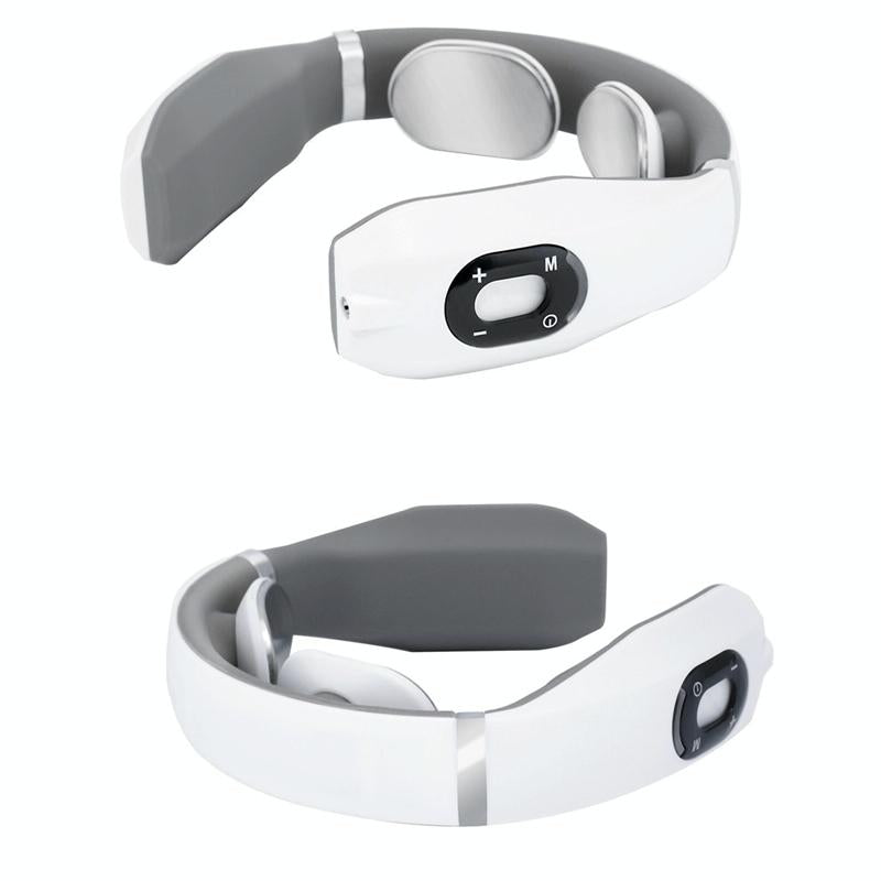 Intelligent Cervical Massager Electromagnetic Vibration Red 6