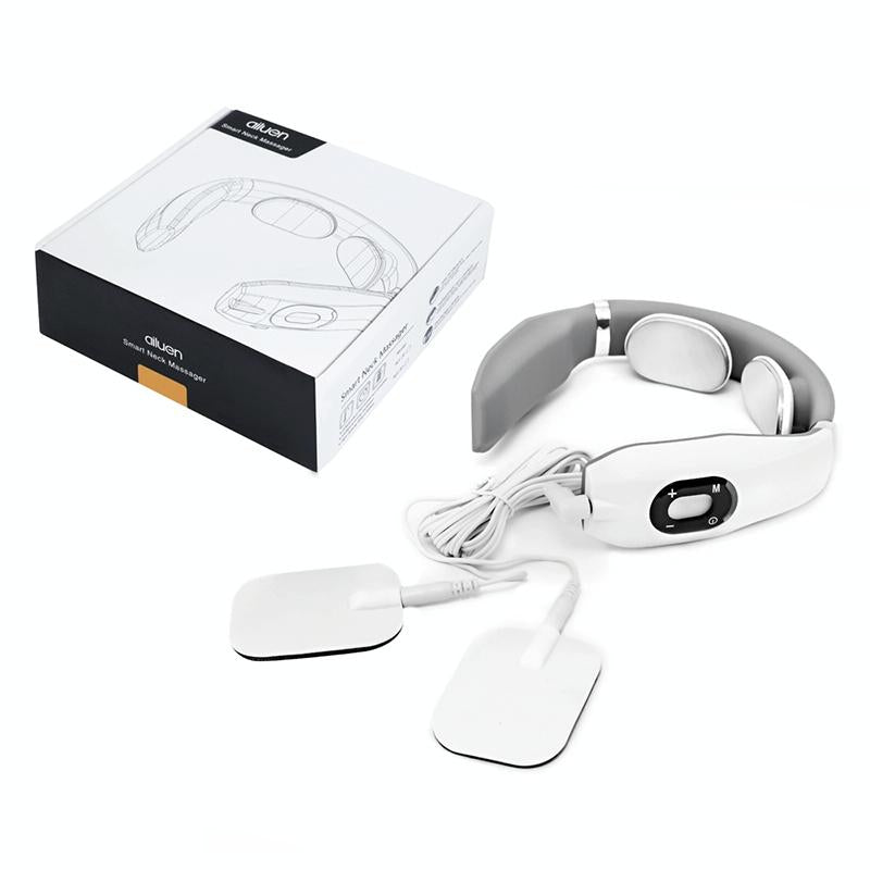 Intelligent Cervical Massager Electromagnetic Vibration Red 12