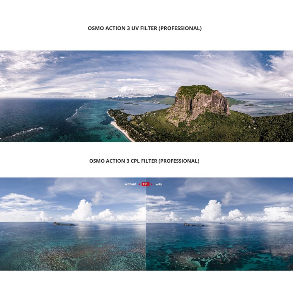 Pro Version Camera Lens Filter Set for Dji Action 3 - Nd 8 / 16 / 32 / 64 6