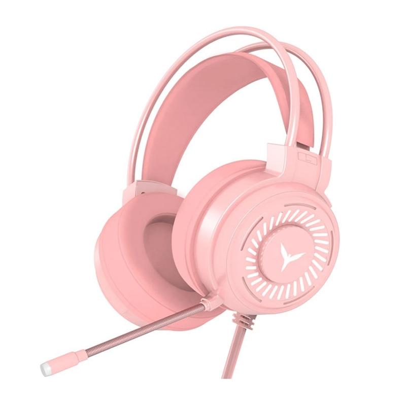 2-Pack G58 Gaming Headset W / Mic 2M Cable Pink Colourful 3.5Mm 3