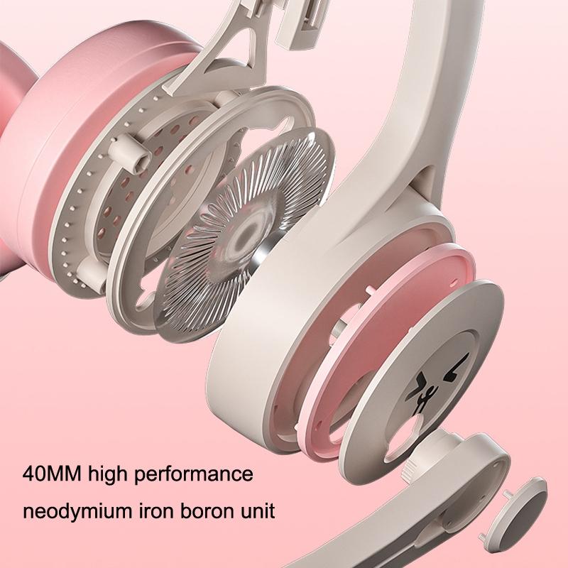 3.5Mm Online Class Headset Blue Orange 6
