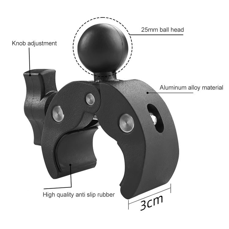 18cm Dual Head Motorcycle Handlebar Mount - 28Cm 5
