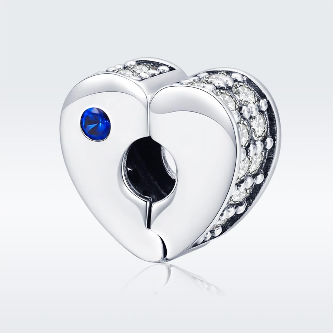 925 Sterling Silver Diy Bracelet Accessories Heart Shaped Beads 3