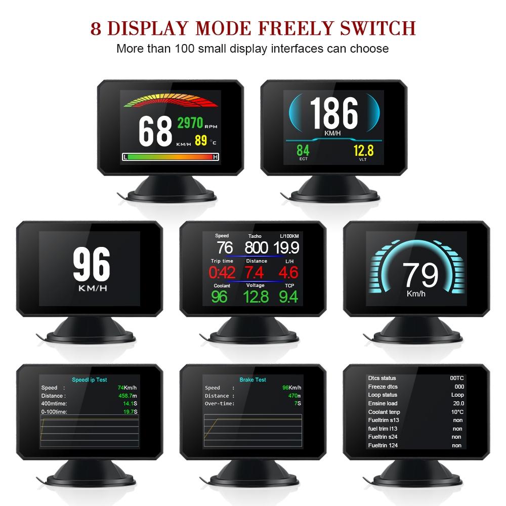 Car Hud Head Up Display Obd2 Code Eliminator 8
