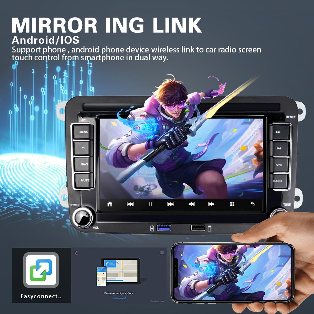 7 Inch Android Car Multimedia Player Navigation Bluetooth Reversing Integrated Machine - 2 + 32G 8