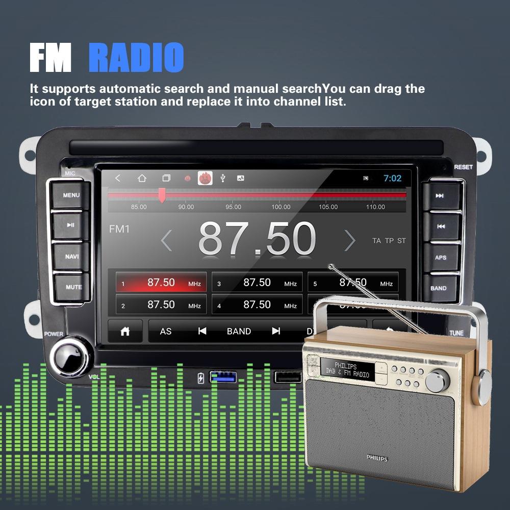 7 Inch Android Car Multimedia Player Navigation Bluetooth Reversing Integrated Machine - 2 + 32G 9