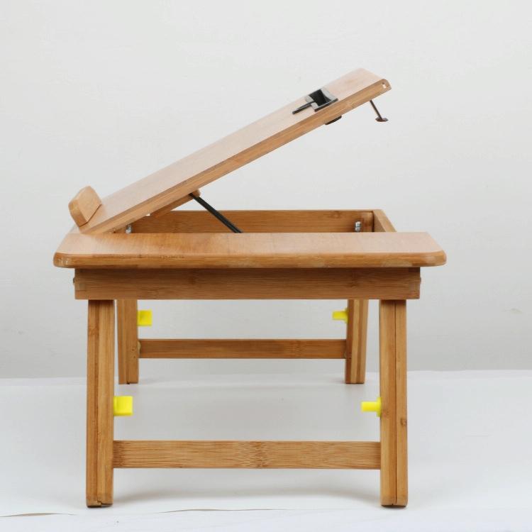 Adjustable Folding Laptop Desk for Bed with Card Slot and Lazy Computer Design 3
