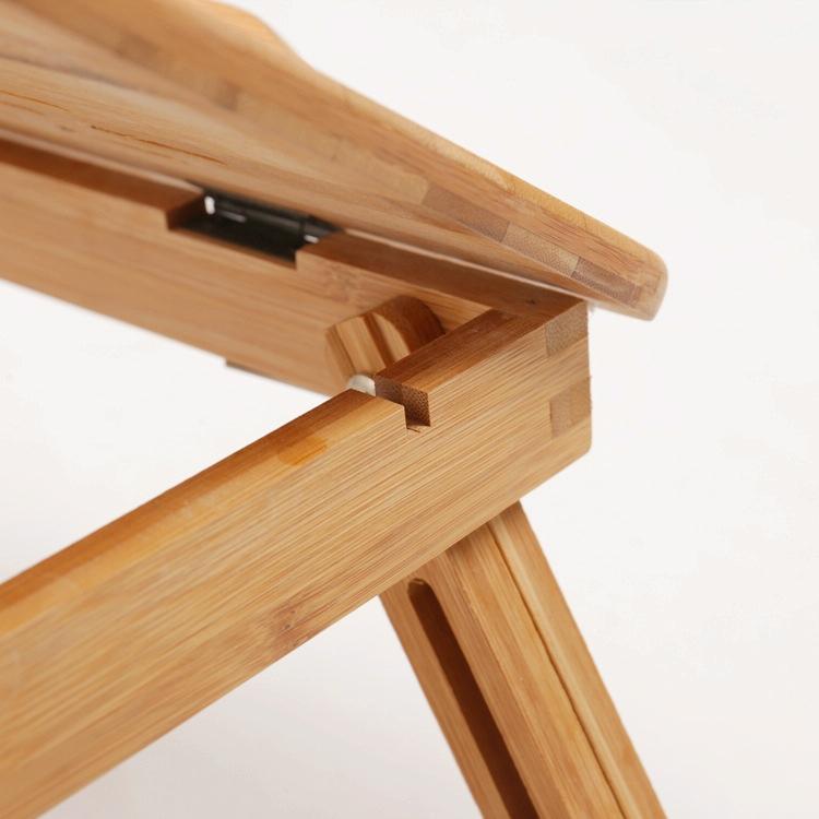 Adjustable Folding Laptop Desk for Bed with Card Slot and Lazy Computer Design 5