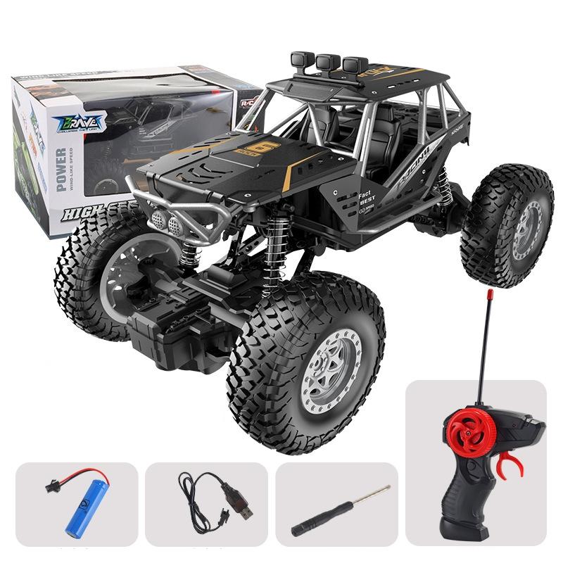 Medium Alloy Off-road Rc Car for Kids - Black 3