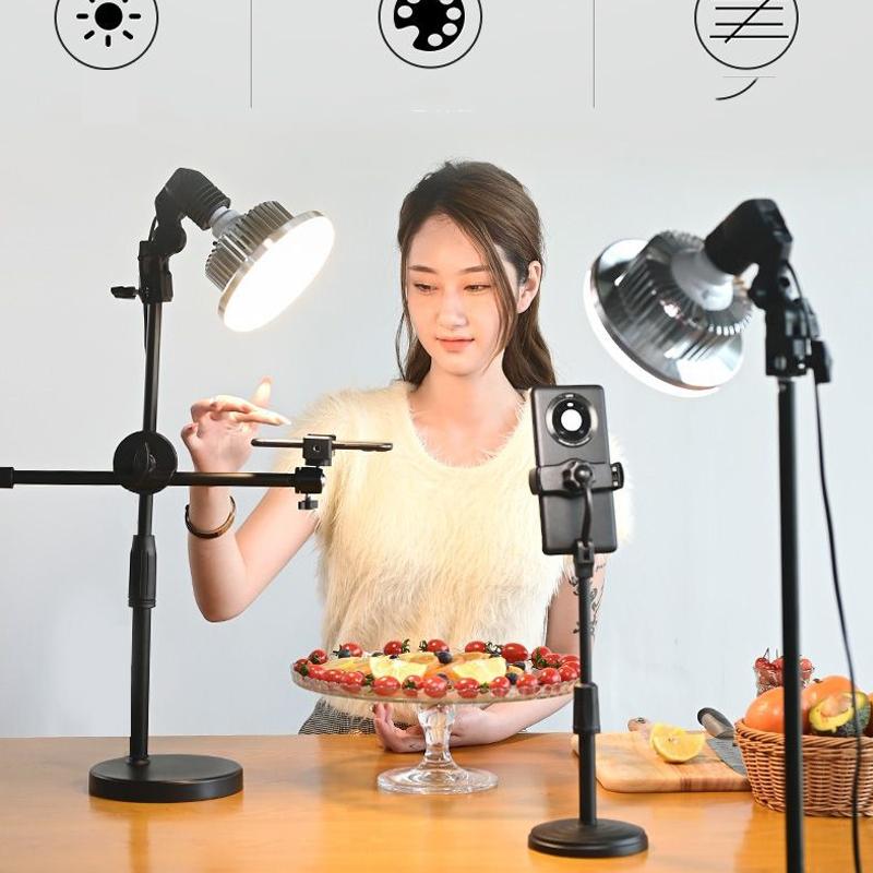 700w Mushroom Lamp & Tripod for Mobile Phone Photography 5