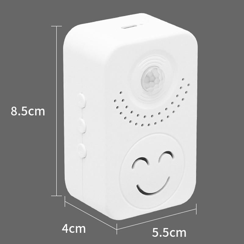 Entrance Voice Broadcaster - Small Horn Sensor For Doorbell Use - Battery Round 3