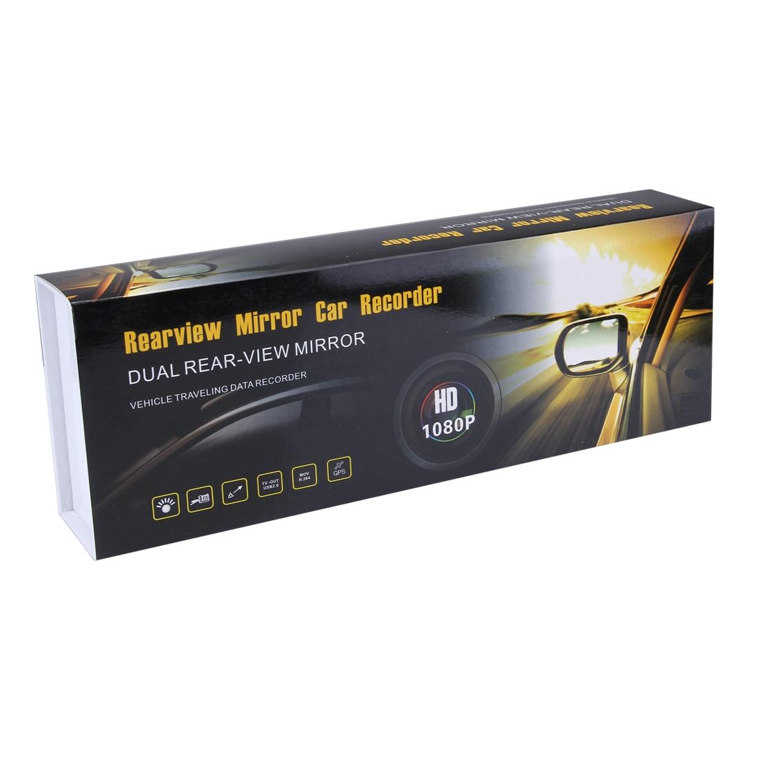 Rearview Mirror Dvr with Left Screen Display 7
