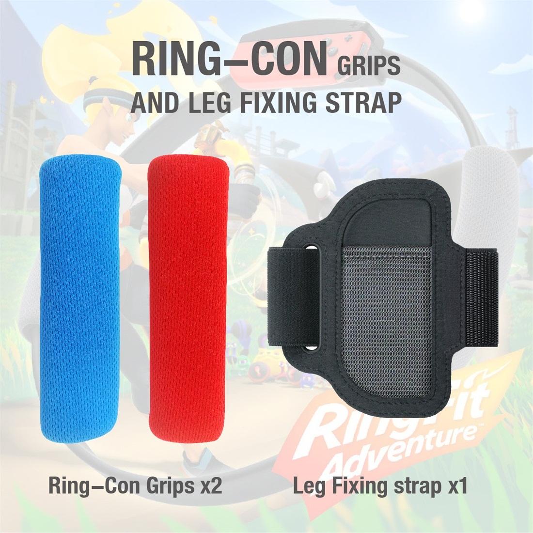 Switch Joy Con Grip with Straps and Cover - Adjustable 4