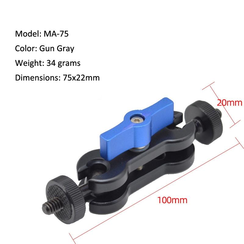 Blue Magic Arm Bracket Mount With 1 / 4 Inch Ball Head 3