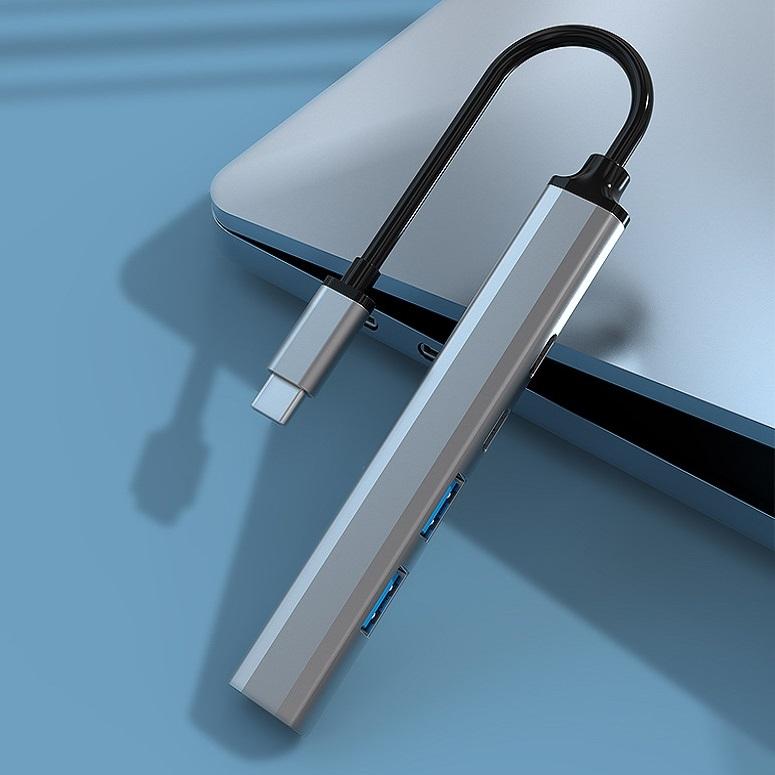 4-In-1 Usb3.0 Type-C Extender Dock 3
