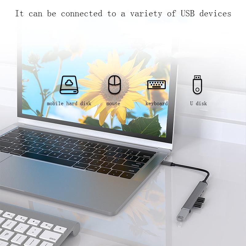 4-In-1 Usb3.0 Type-C Extender Dock 7