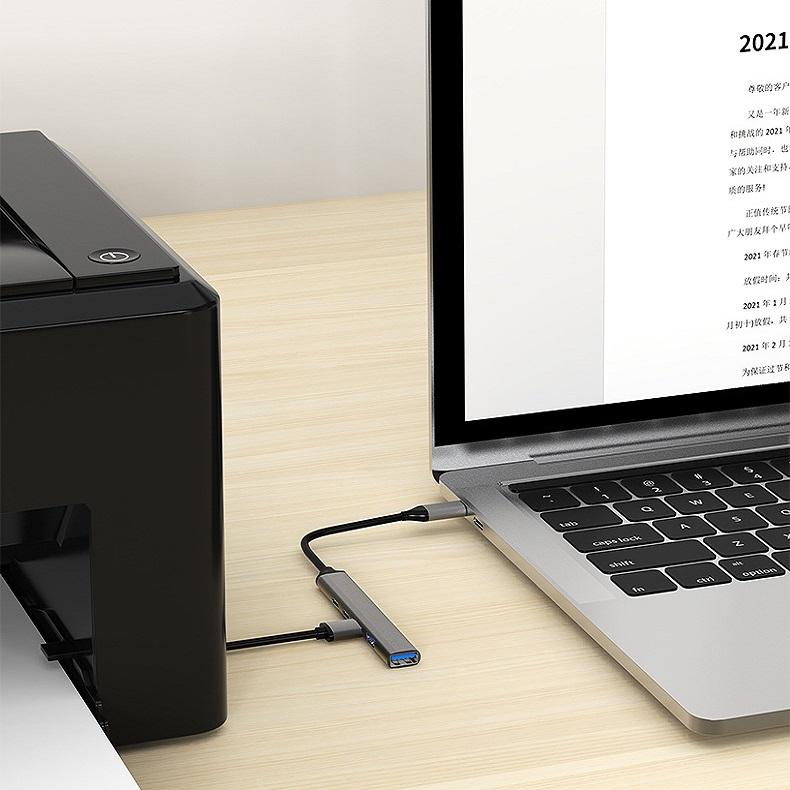 4-In-1 Usb3.0 Type-C Extender Dock 8