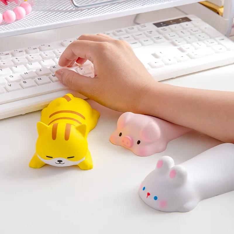 Memory Foam Mouse Pad With Cute Pattern For Comfortable Wrist Support - Rabbit 3