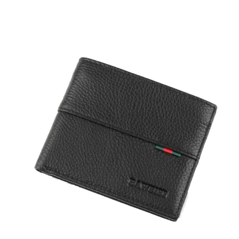 Rfid Men Short Wallet with Card Slots