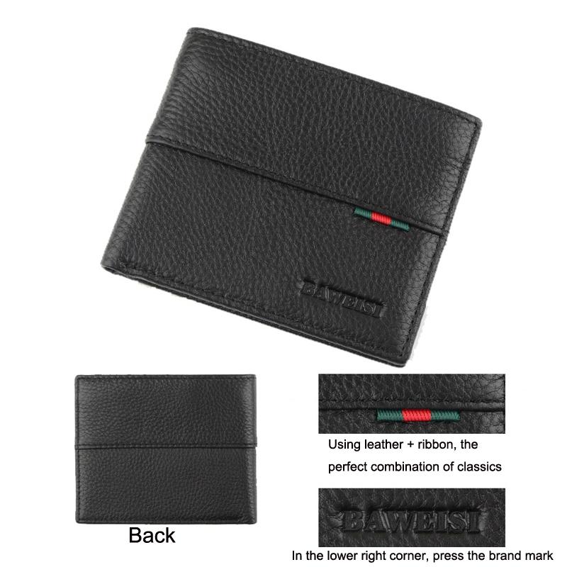 Rfid Men Short Wallet with Card Slots 3