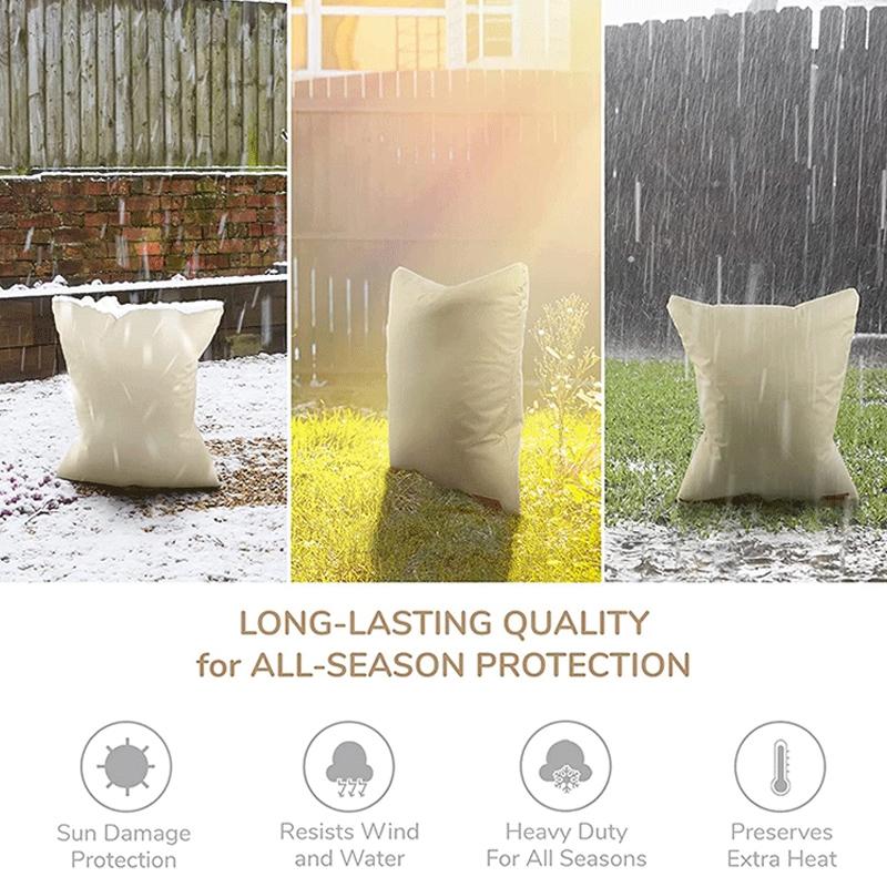 Anti-freeze Outdoor Faucet Protector - 63 x 77cm - Backflow Valve 6