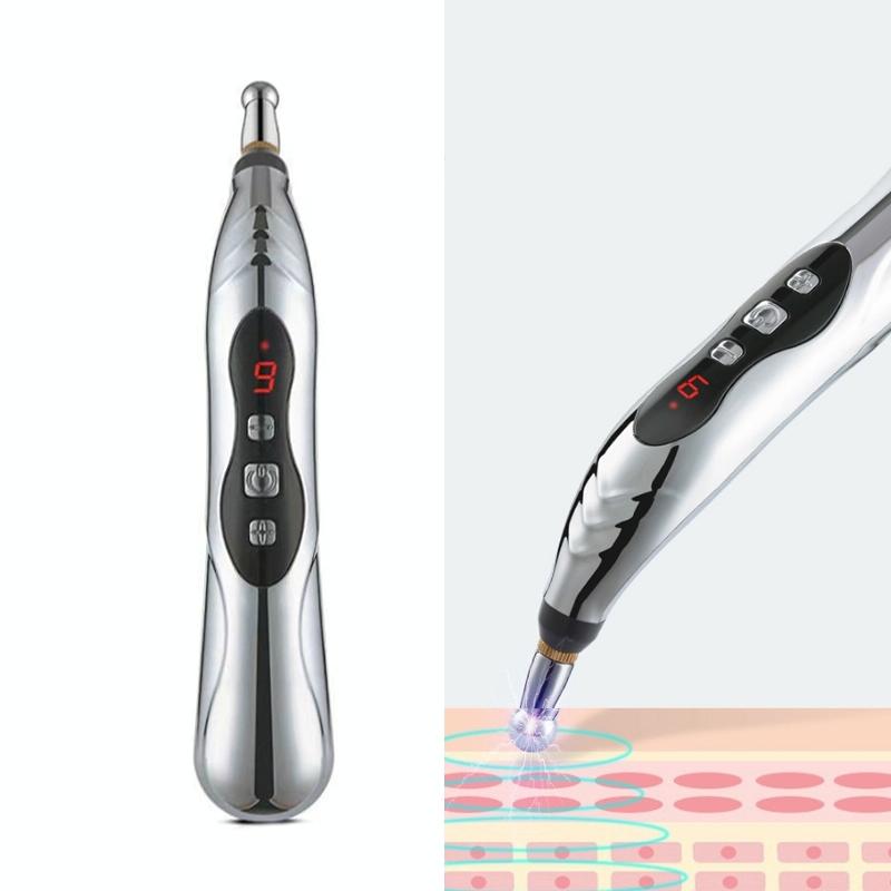 Electronic Acupuncture Pen 3 Head Circulating Energy Automatic Point Finding Home Pain Relief 3