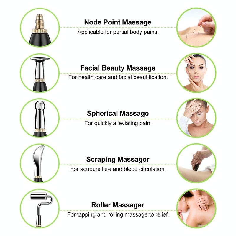Electronic Acupuncture Pen 3 Head Circulating Energy Automatic Point Finding Home Pain Relief 5
