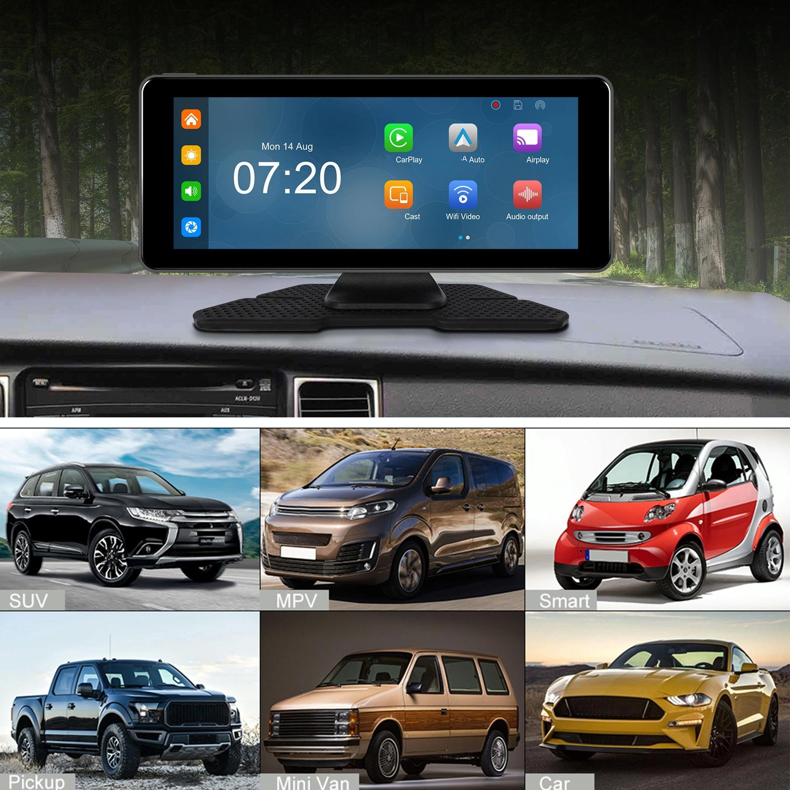 6.86 Inch 4K Dvr Smart Screen Player - Compact & High-Resolution - Standard + Reversing Camera 6