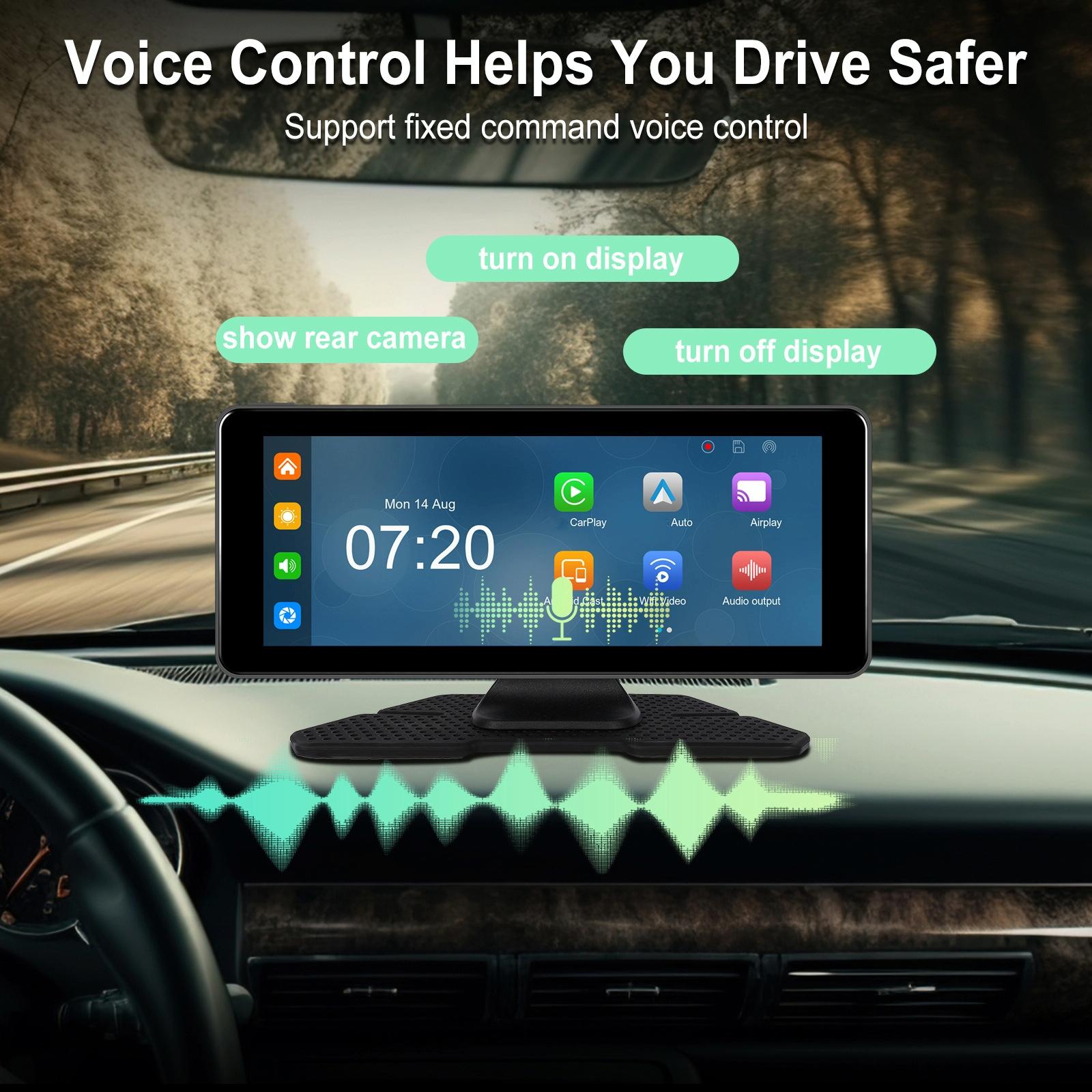 6.86 Inch 4K Dvr Smart Screen Player - Compact & High-Resolution - Standard + Reversing Camera 13