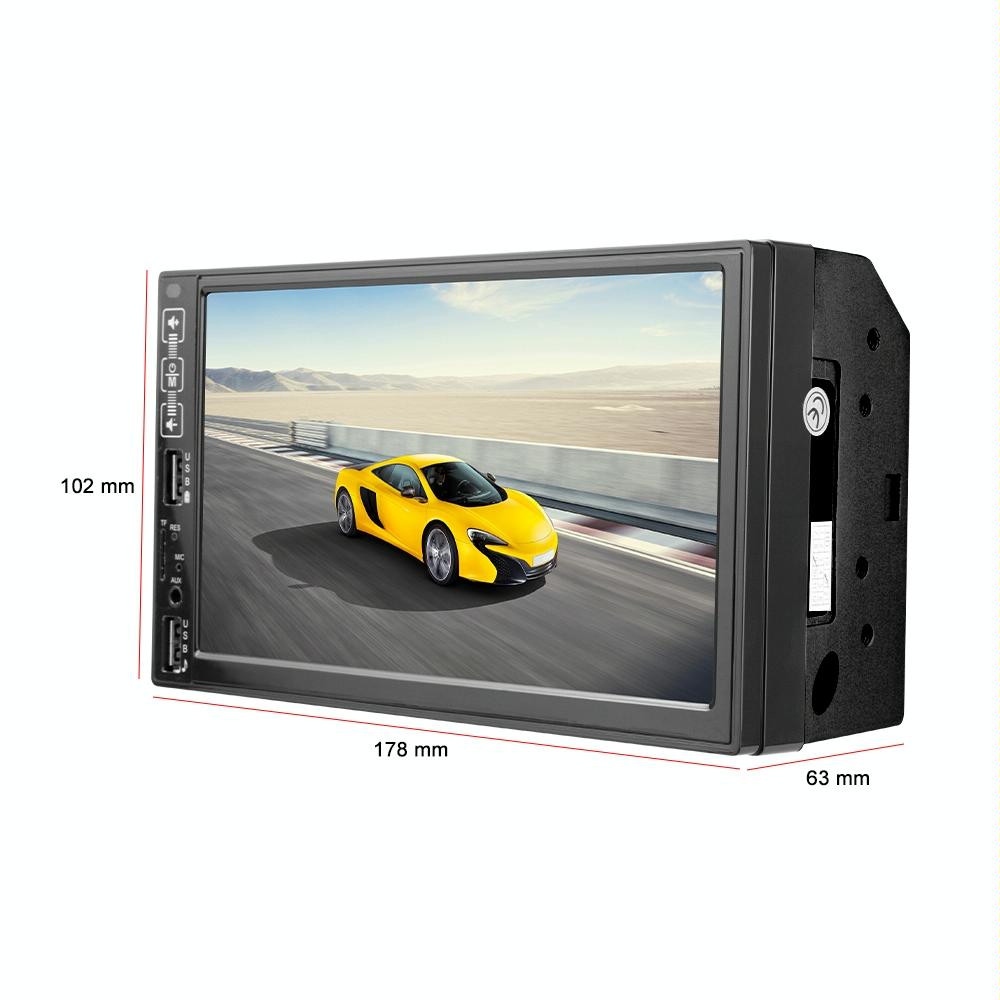 7 Inch Car Mp5 Player With Bluetooth / Fm Remote 8 Led Camera 3