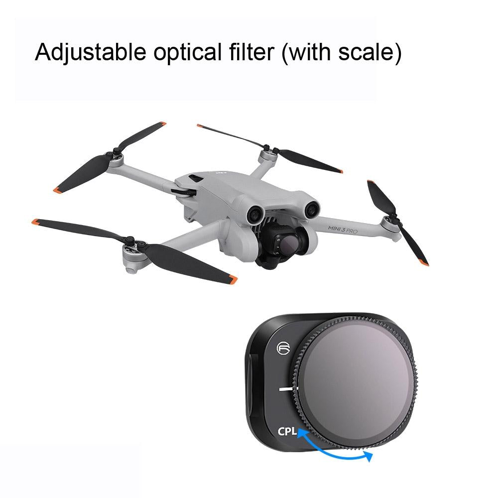 Adjustable Aluminum Filter for Dji Mini 3 Pro - Nd8 5