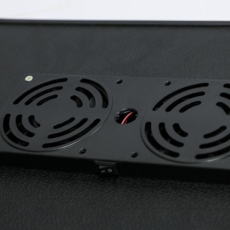 Portable Laptop Desk with Fan & Mouse Board - Aluminum Alloy Folding & Heightening - Black 5