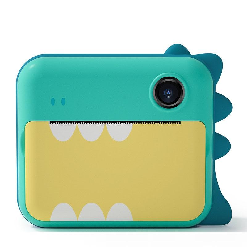 32gb Children Instant Camera with Dual-lens and Mini Print - Pink Cat - Green Dinosaur 32Gb 10