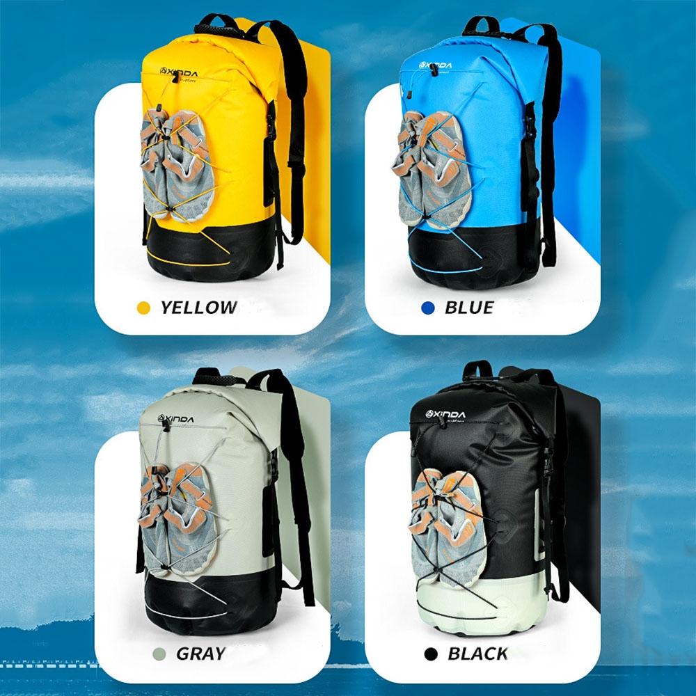 Waterproof Outdoor Stream Tracing Backpack Black 16L - Yellow-36L 15