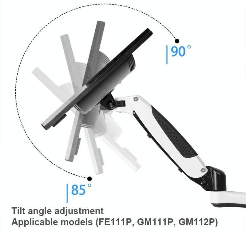 Adjustable Monitor Slide Rail Bracket for Easy Lifting and Rotation 5
