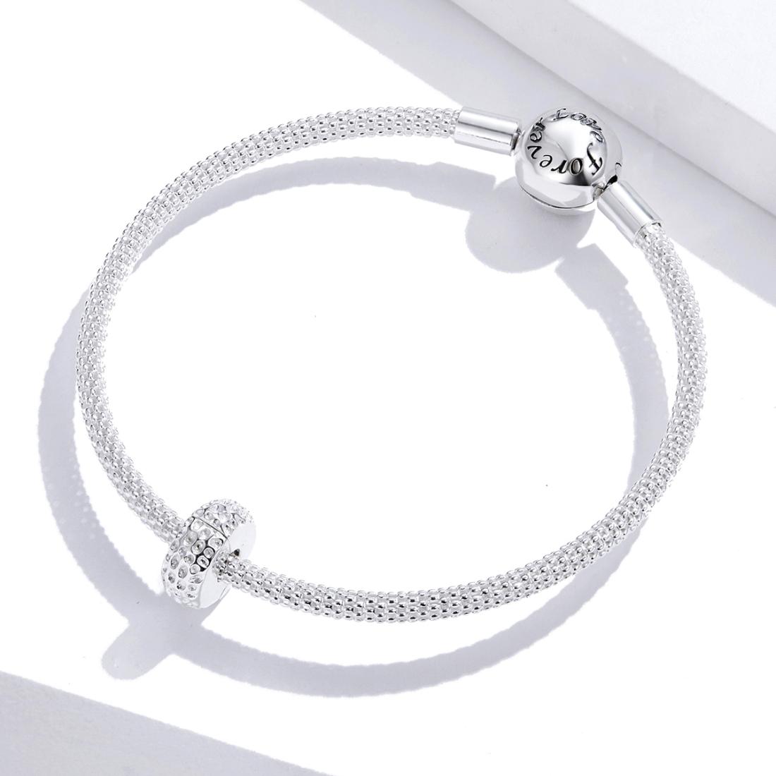 925 Sterling Silver Simple Bead Pendant For Diy Bracelets And Necklaces 5