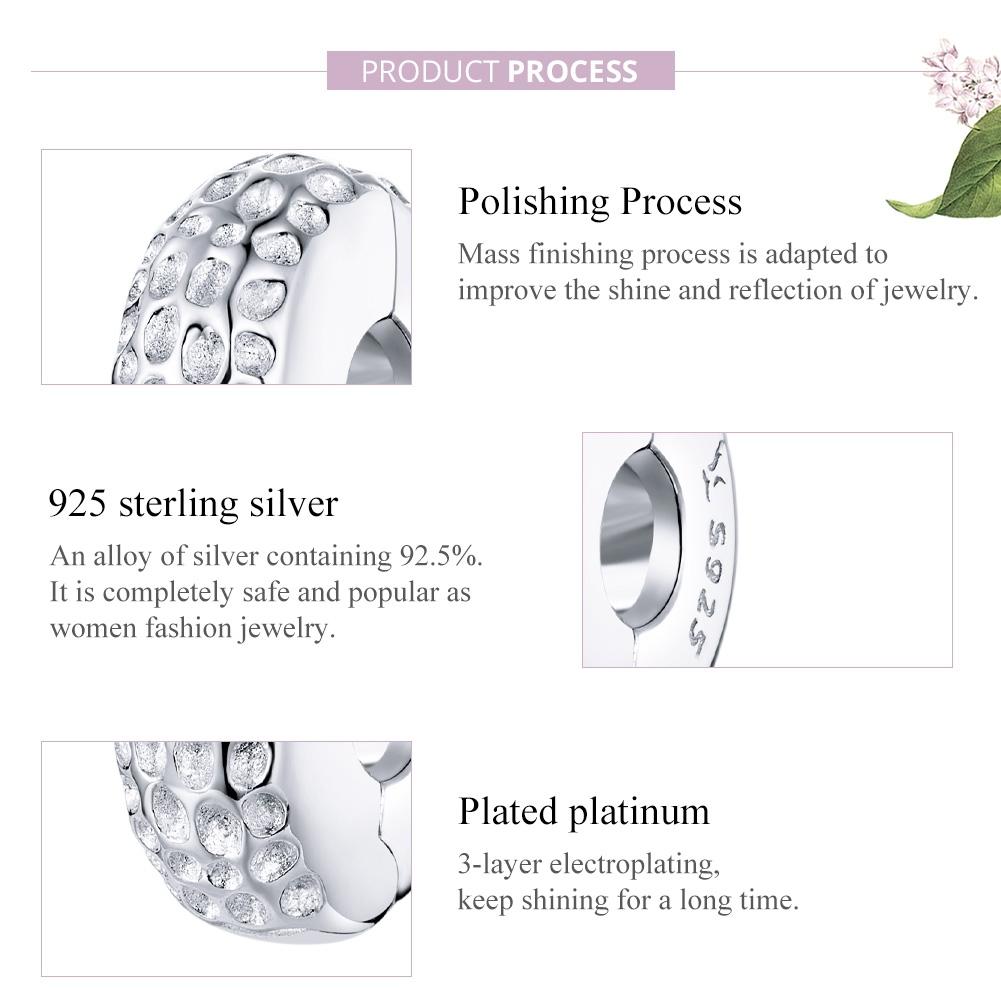 925 Sterling Silver Simple Bead Pendant For Diy Bracelets And Necklaces 8