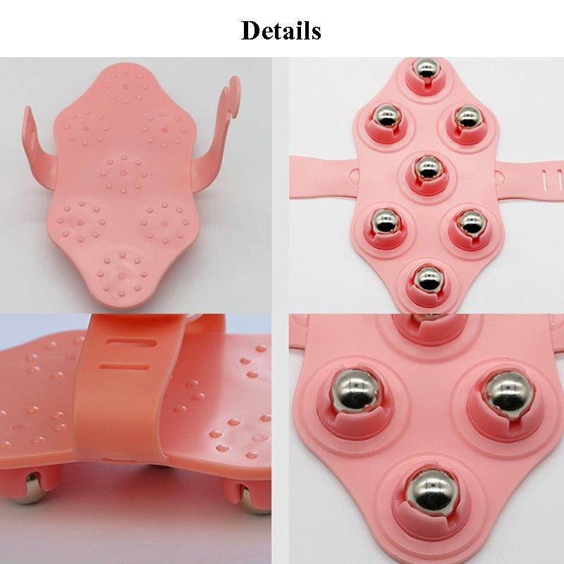 5-Element Meridian Brush Lymphatic Roller Massager Blue 5