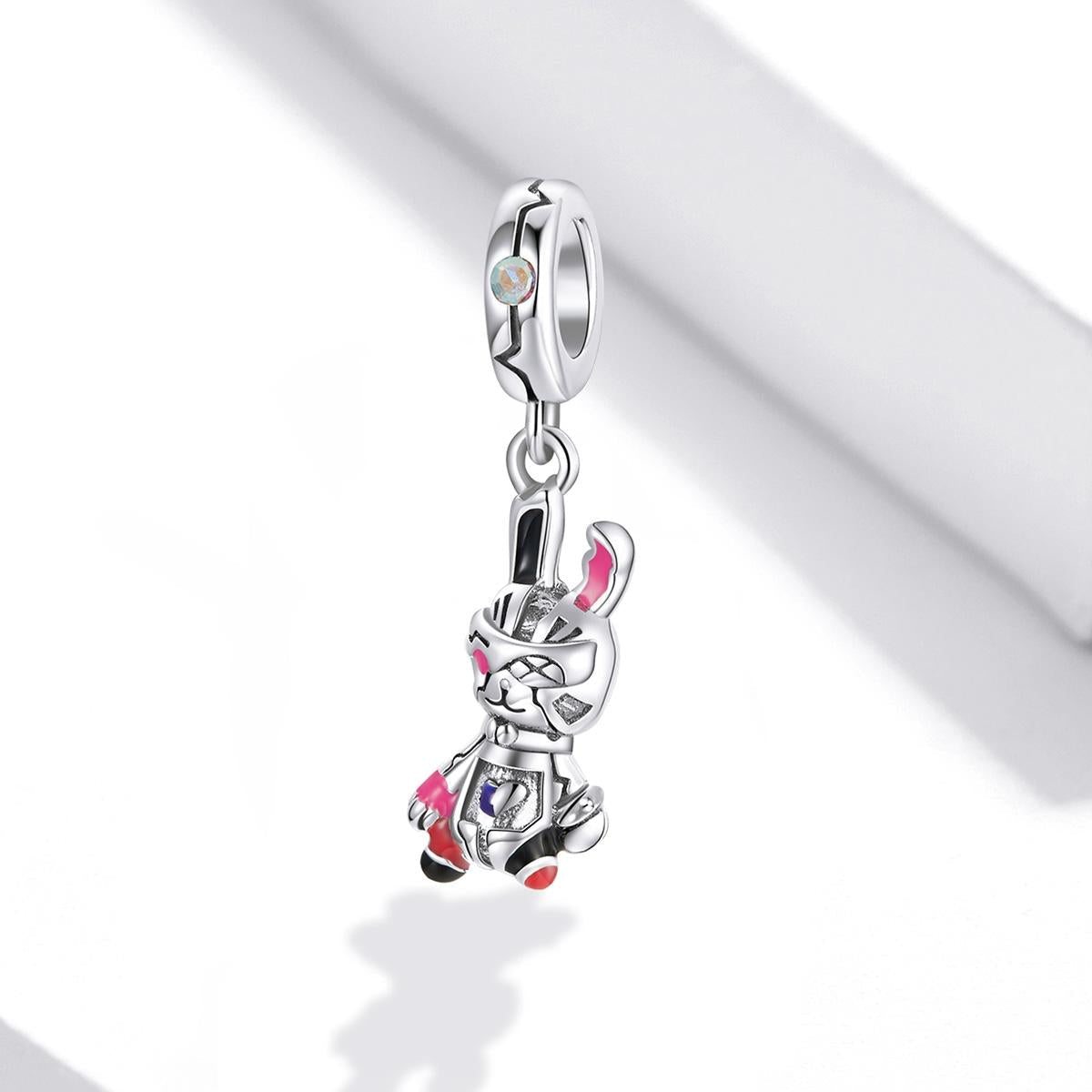 925 Sterling Silver Rabbit Pendant For Diy Bracelets & Necklaces 3