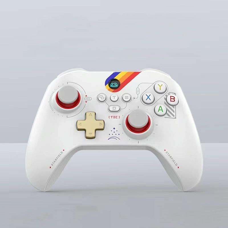 Wireless Bluetooth Game Controller For Switch Ios Android Pc Ps3 Ps4 - Black - Star White 1