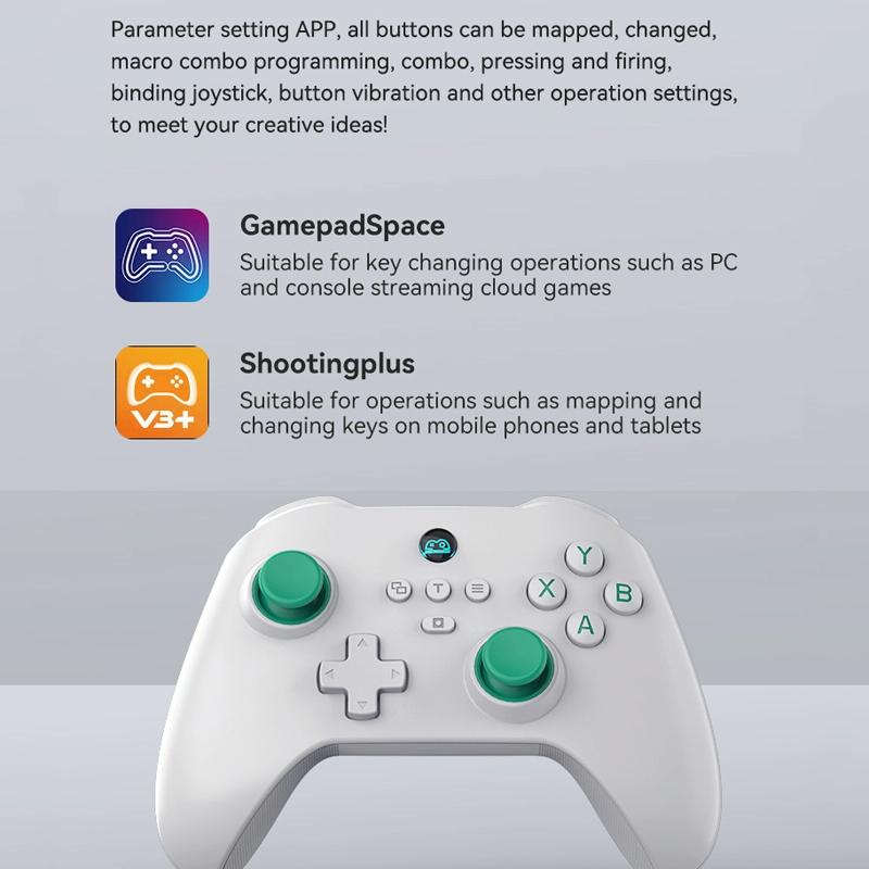 Wireless Bluetooth Game Controller For Switch Ios Android Pc Ps3 Ps4 - Black - Star White 13