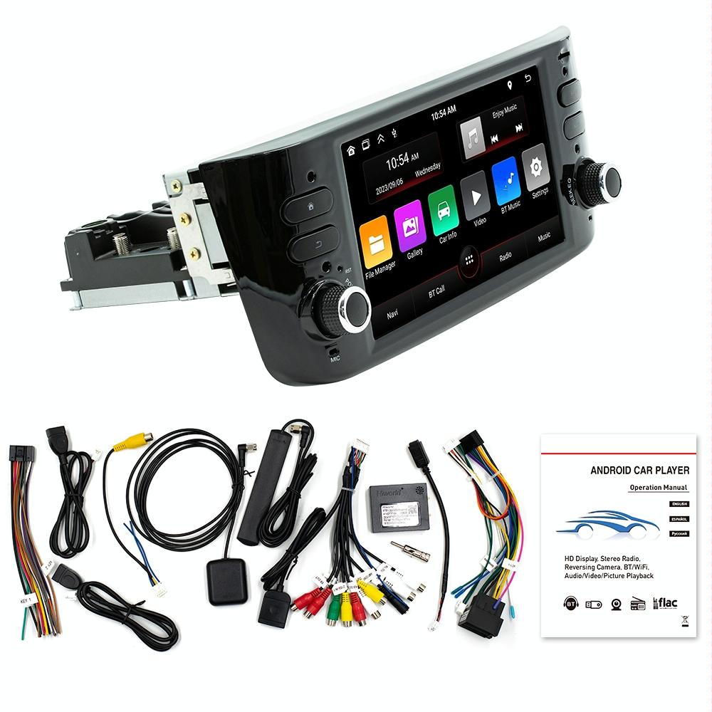 Android Navigation Bluetooth Fm Radio For Fiat Linea Punto Evo 2012-2015 1 + 32G Memory - 2 + 64G 8