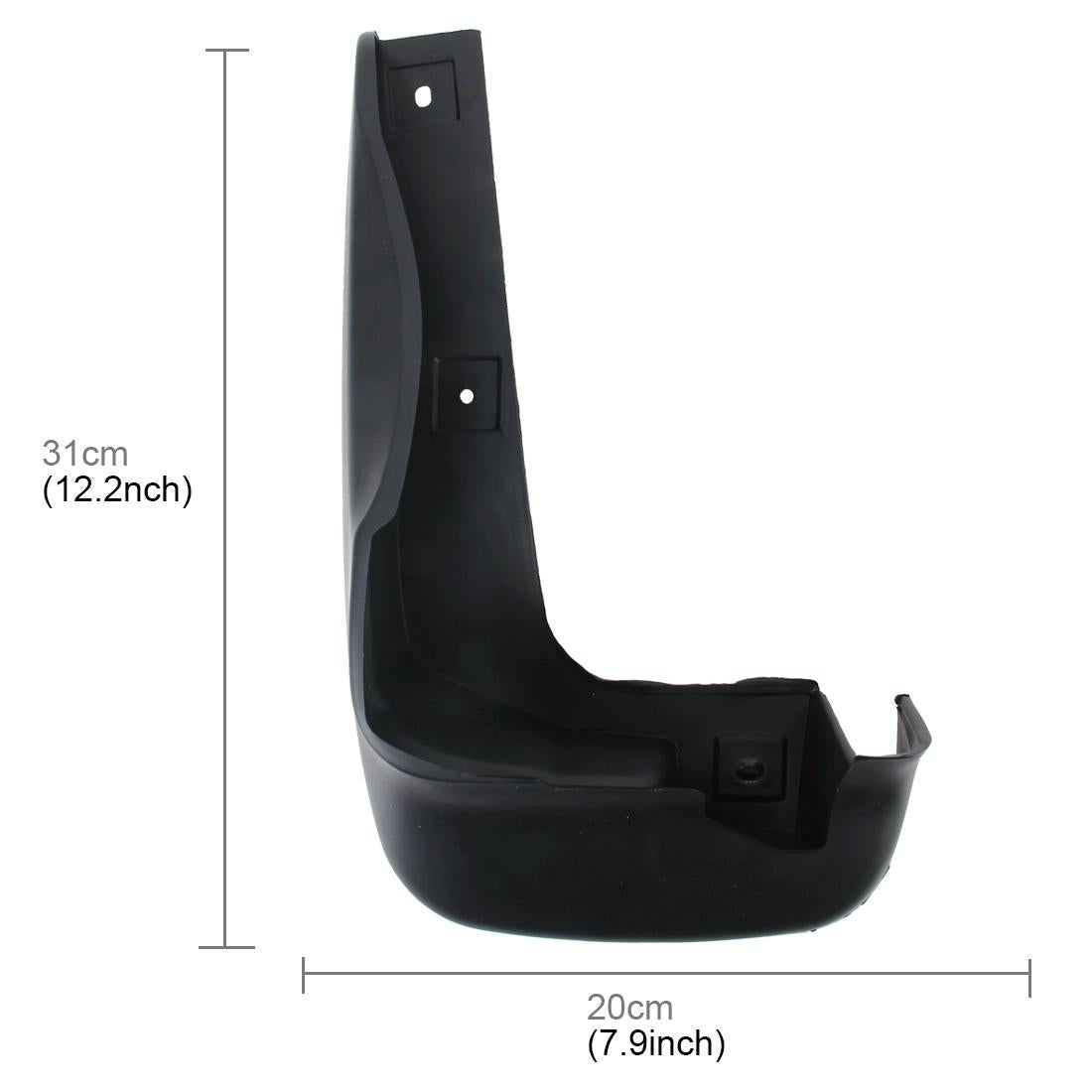 4 Pcs Car Auto Semi-Rigid Pvc Splash Flaps Fender Guard For Honda City 5