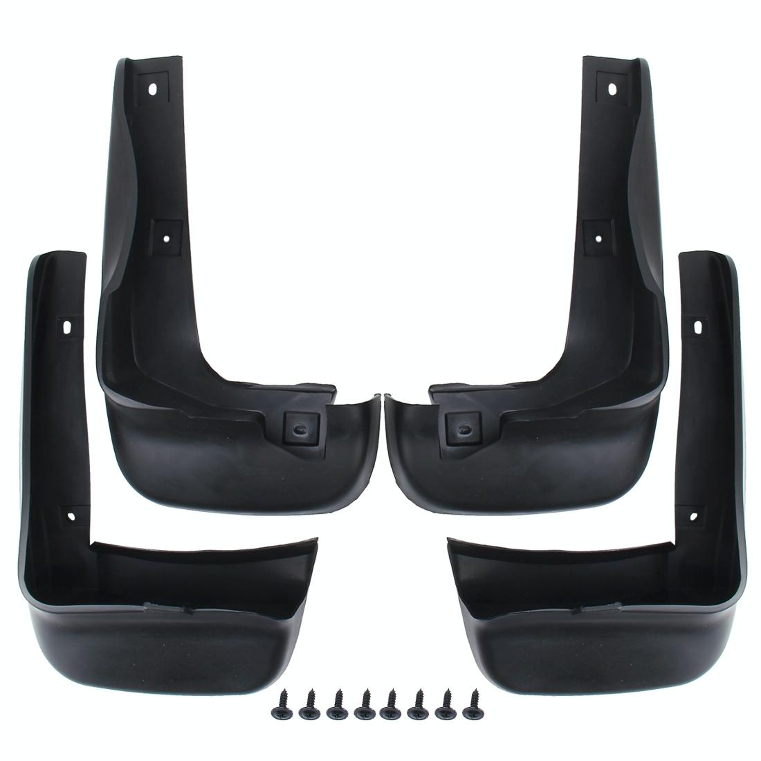 4 Pcs Car Auto Semi-Rigid Pvc Splash Flaps Fender Guard For Honda City 8