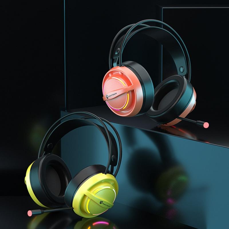 Psh-100 Gaming Earphones With Mic 3.5Mm Orange 7