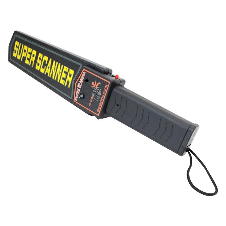 Black Super Scanner Wand Metal Detector - Md-3003b1 3