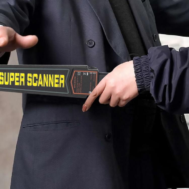 Black Super Scanner Wand Metal Detector - Md-3003b1 8