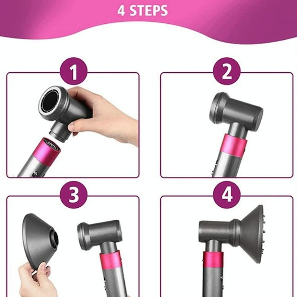 Airwarp Diffusion Nozzle for Dyson Hair Dryer - Professional Style Kit 8
