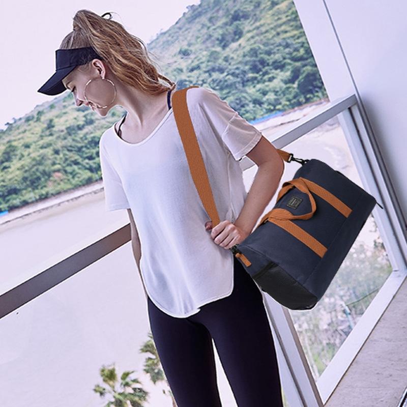 Blue Waterproof Gym Bag with Wet / Dry Separation - 9921 Gray 7